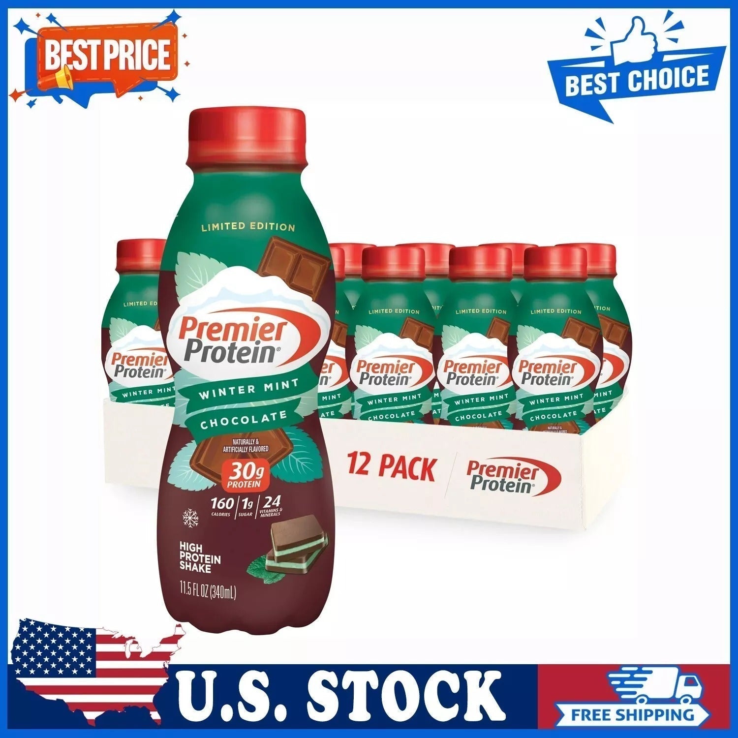 Low Carb Protein Shake by Atkins - 15g Protein, 11 Fl Oz Bottles (Pack of 12), Keto Friendly